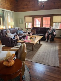 Nice large living room with plenty of seating