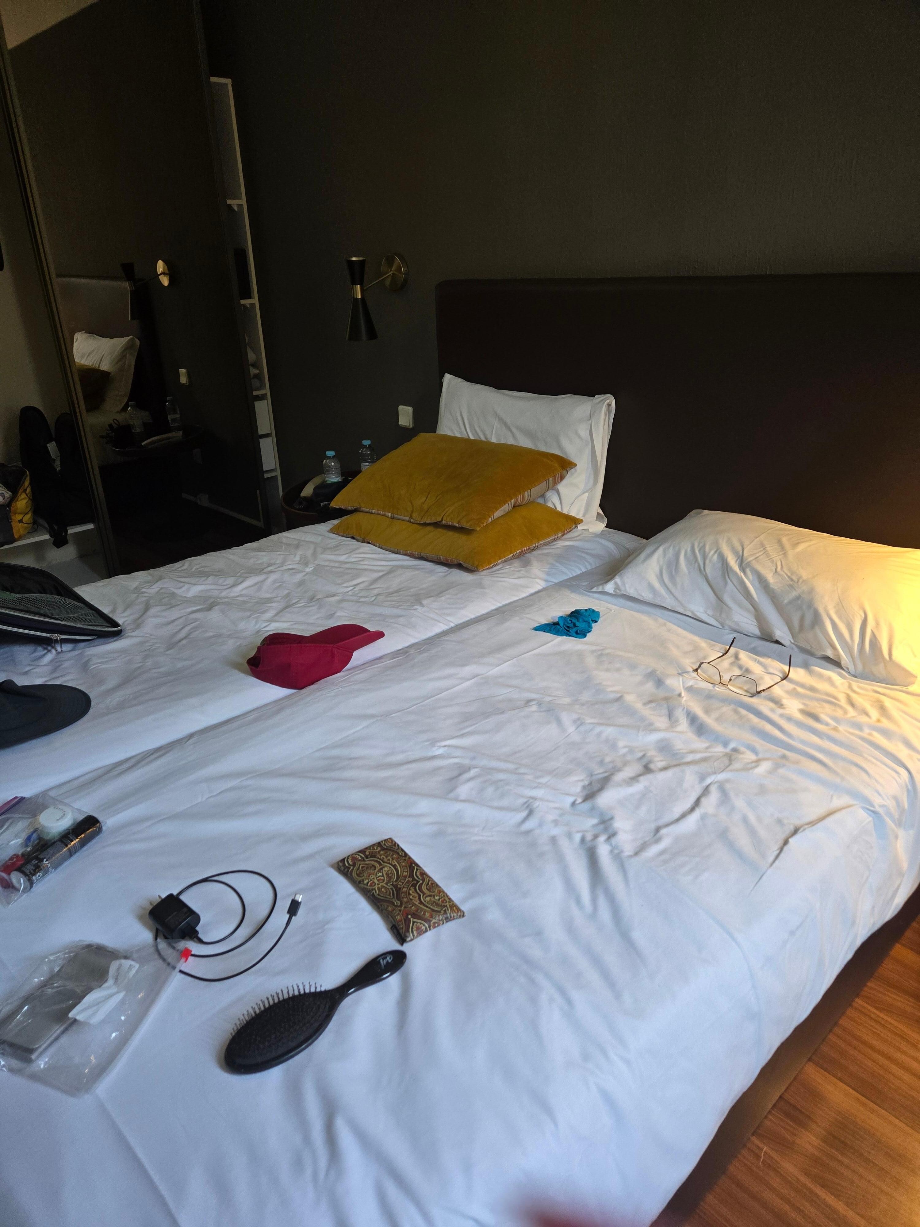 Forgot to take a pic before we added our stuff but everything was clean and nice.