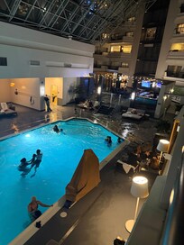 Pool is great! If it was warmer it would have been perfect