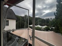 Foto vanuit de kamer