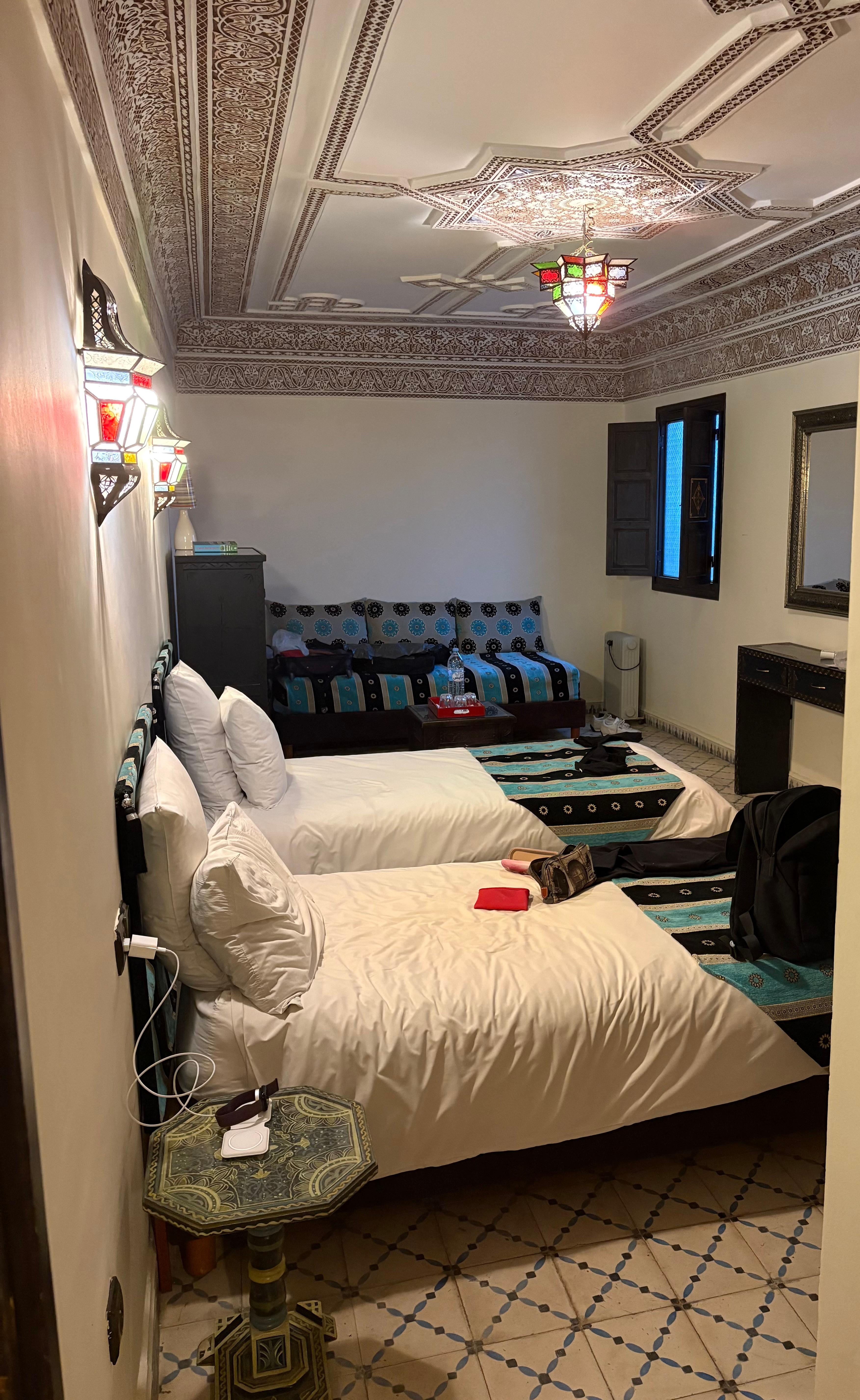 Chambre suite avec terrasse.