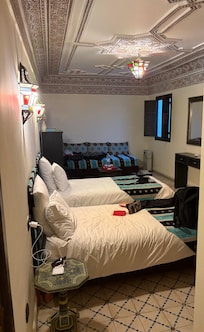 Chambre suite avec terrasse.