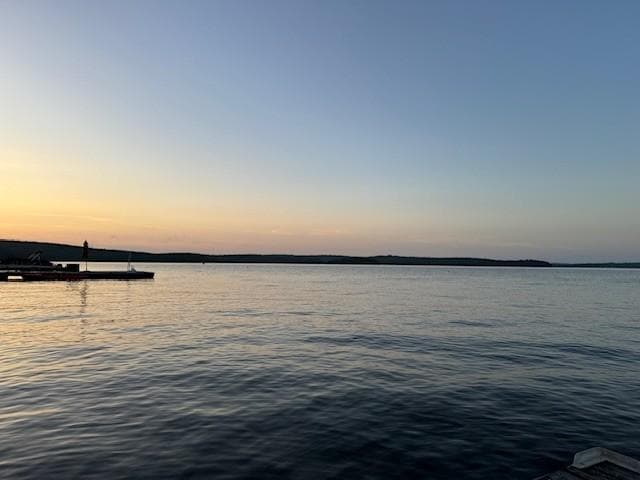 Sunset on the dock.