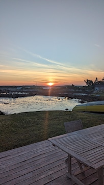 Sunrise from yhe deck