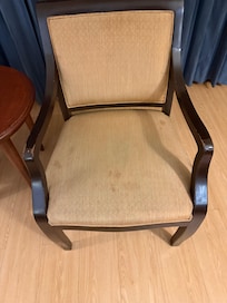 Stains on chair
