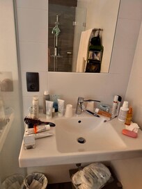 This is the vanity in the bathroom!
