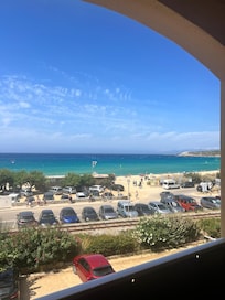 Blick vom Balkon