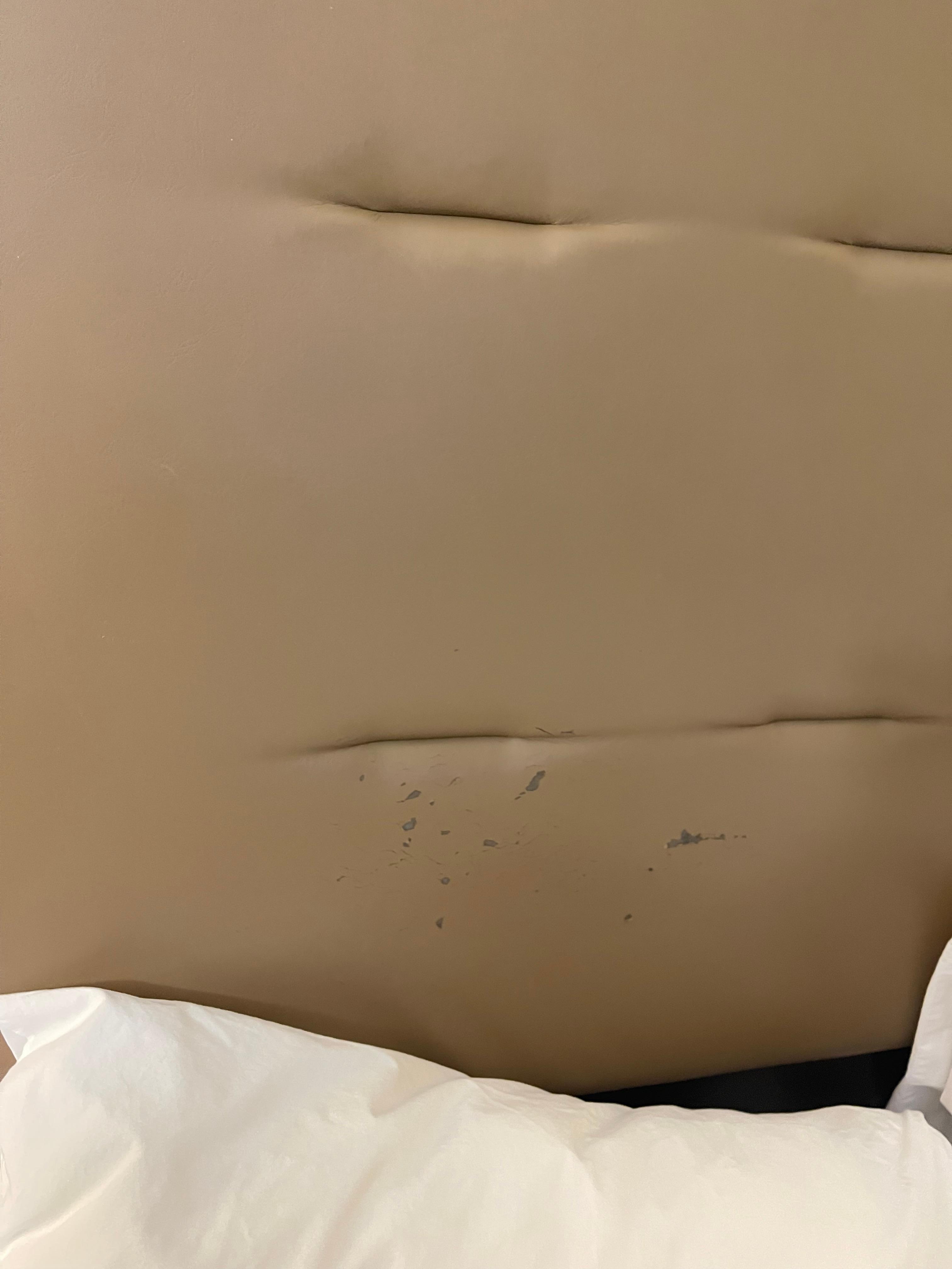 Headboard scratched up 
