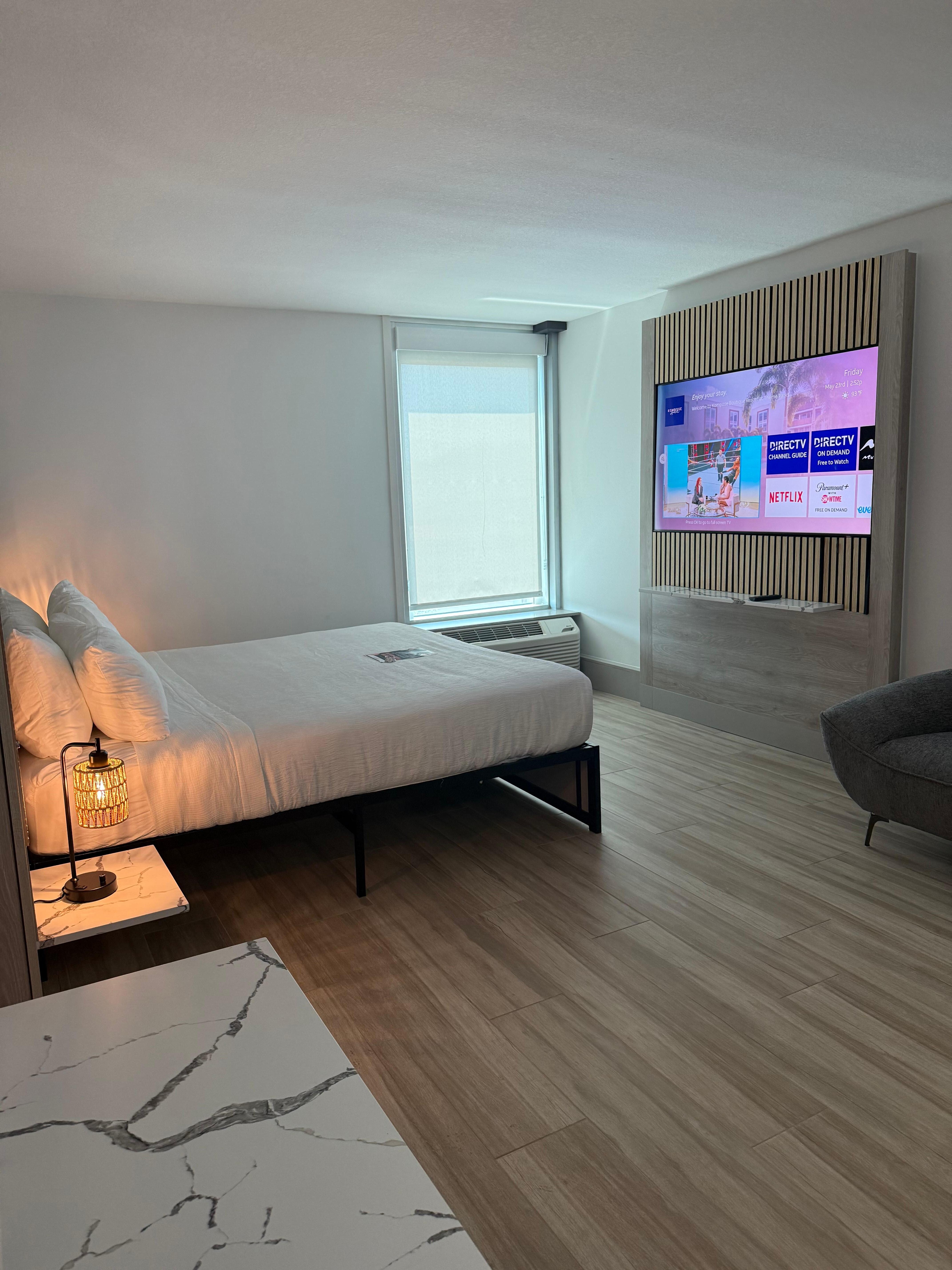 Spacious rooms