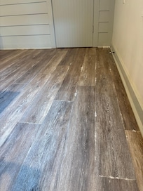 The leak was into the floorboards