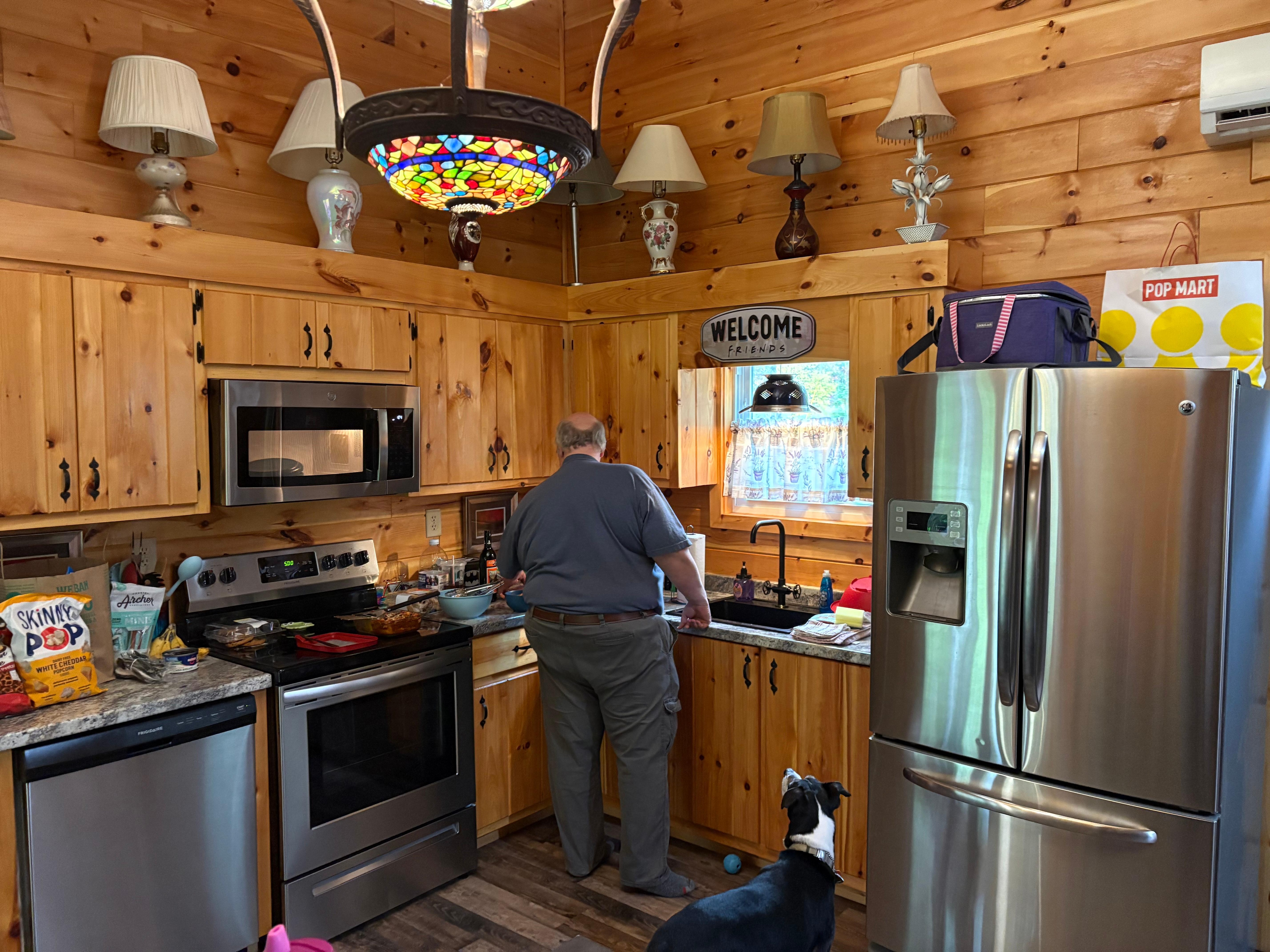 Kitchen has all necessities 