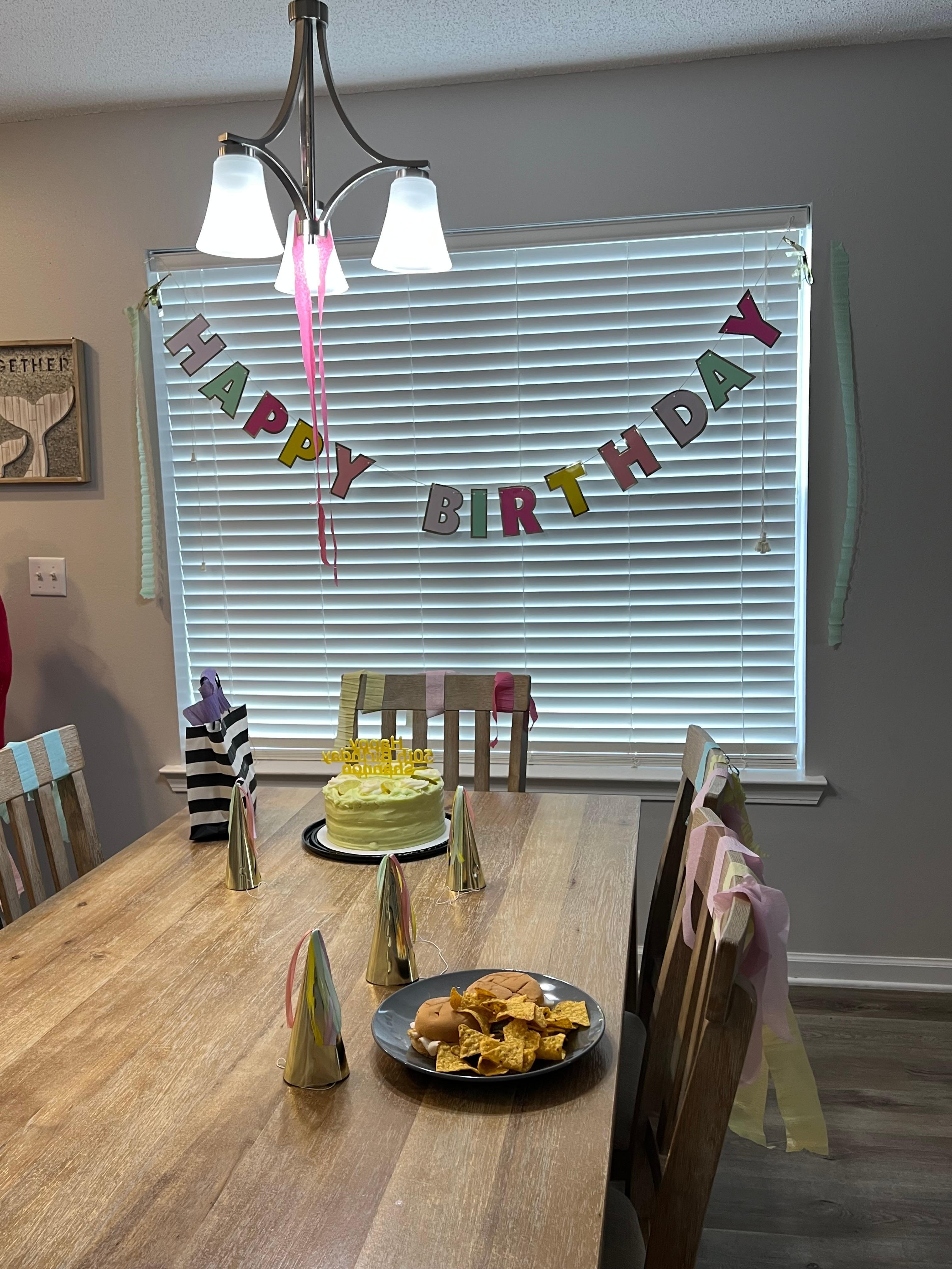 We celebrated my daughter’s 50th birthday - she lives in Mississippi and I live in Georgia- so we met in the middle!!