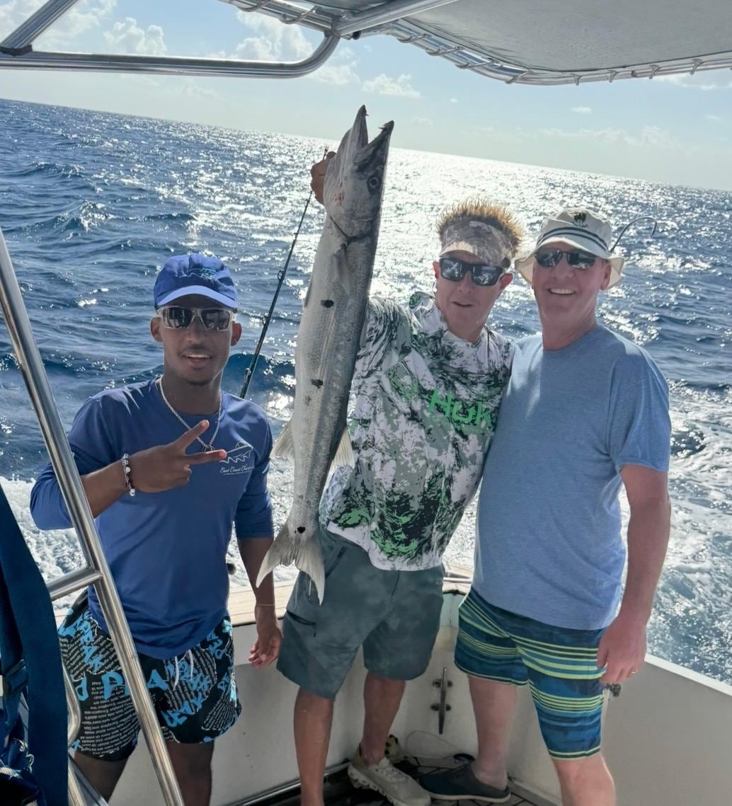 Gabriel our host set us up with an excellent fishing charter 