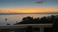 Lovely balcony to sit and enjoy the Caribbean sunset