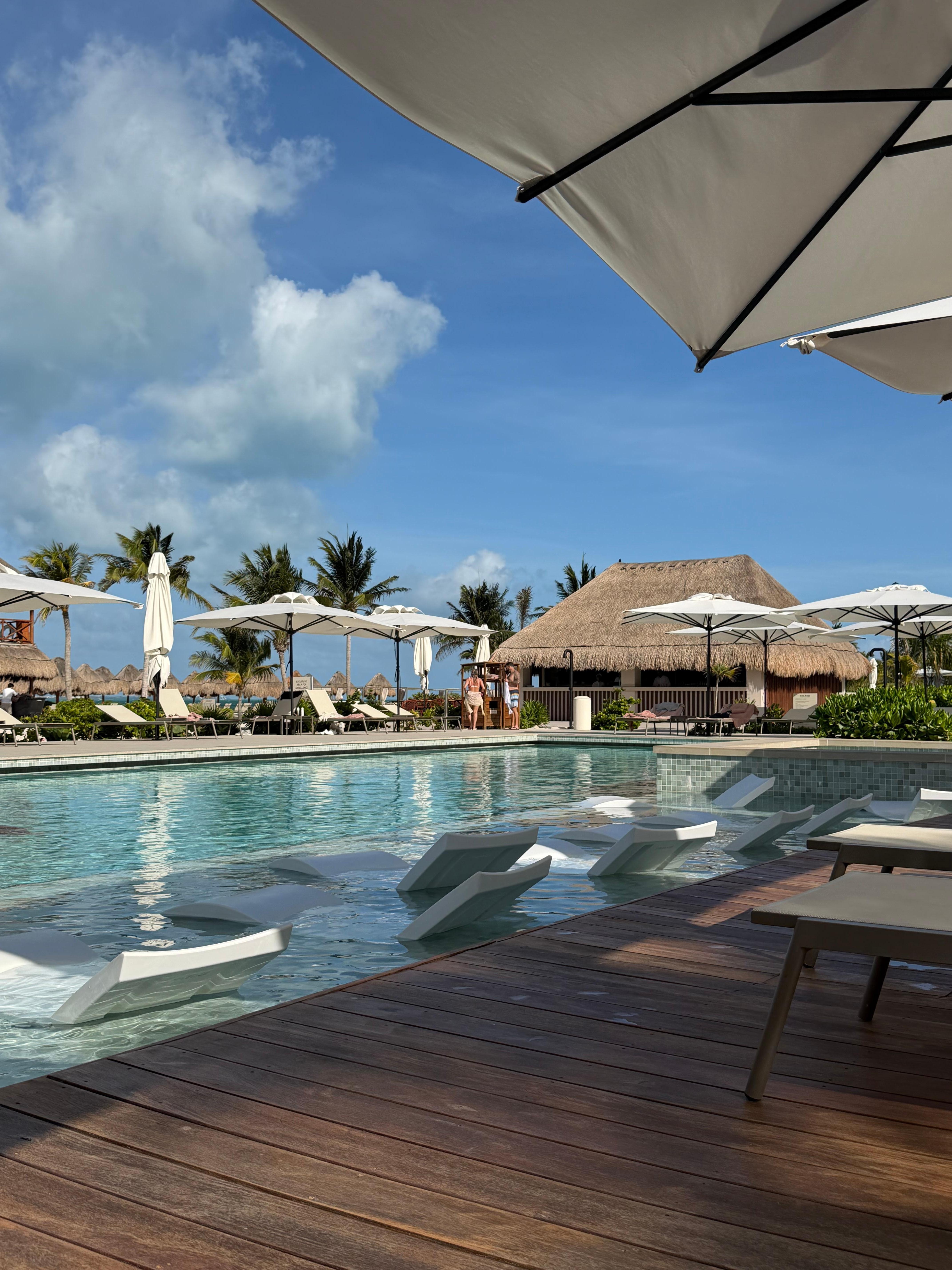 View from the pool