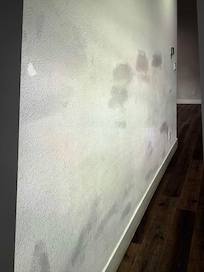 The wall as you walk in.