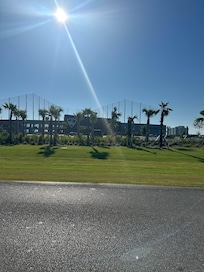 TopGolf just a walk from Calypso.