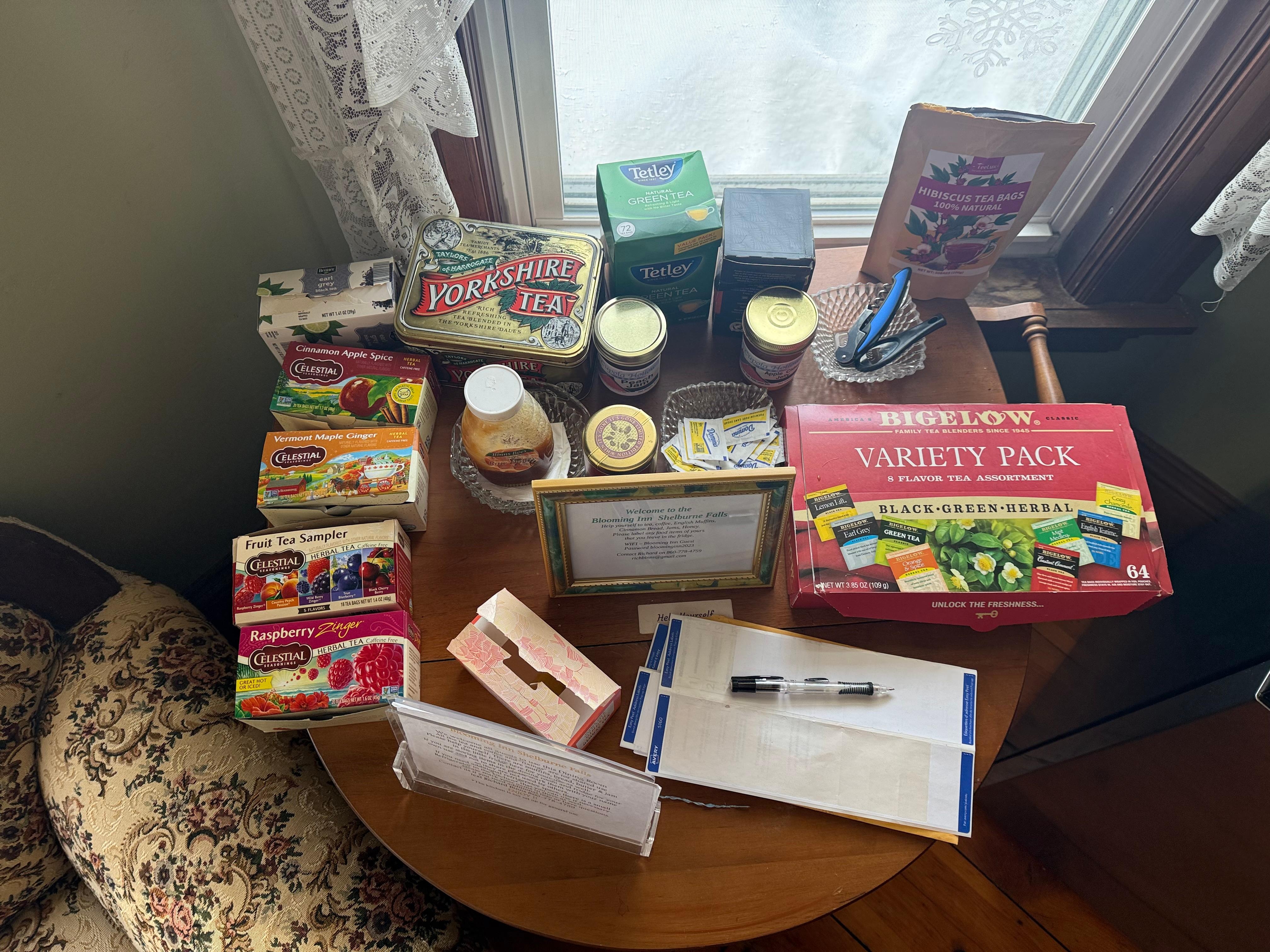 Plenty of tea options 