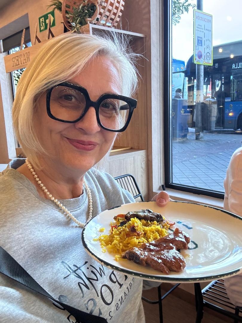 At the Hotels Restaurant  the minute we arrived!!!!!!! Food was deliciosa!!!!!