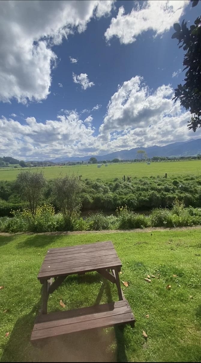Image 2: 

Lovely picnic table, worked on assignments and had dinner out here.