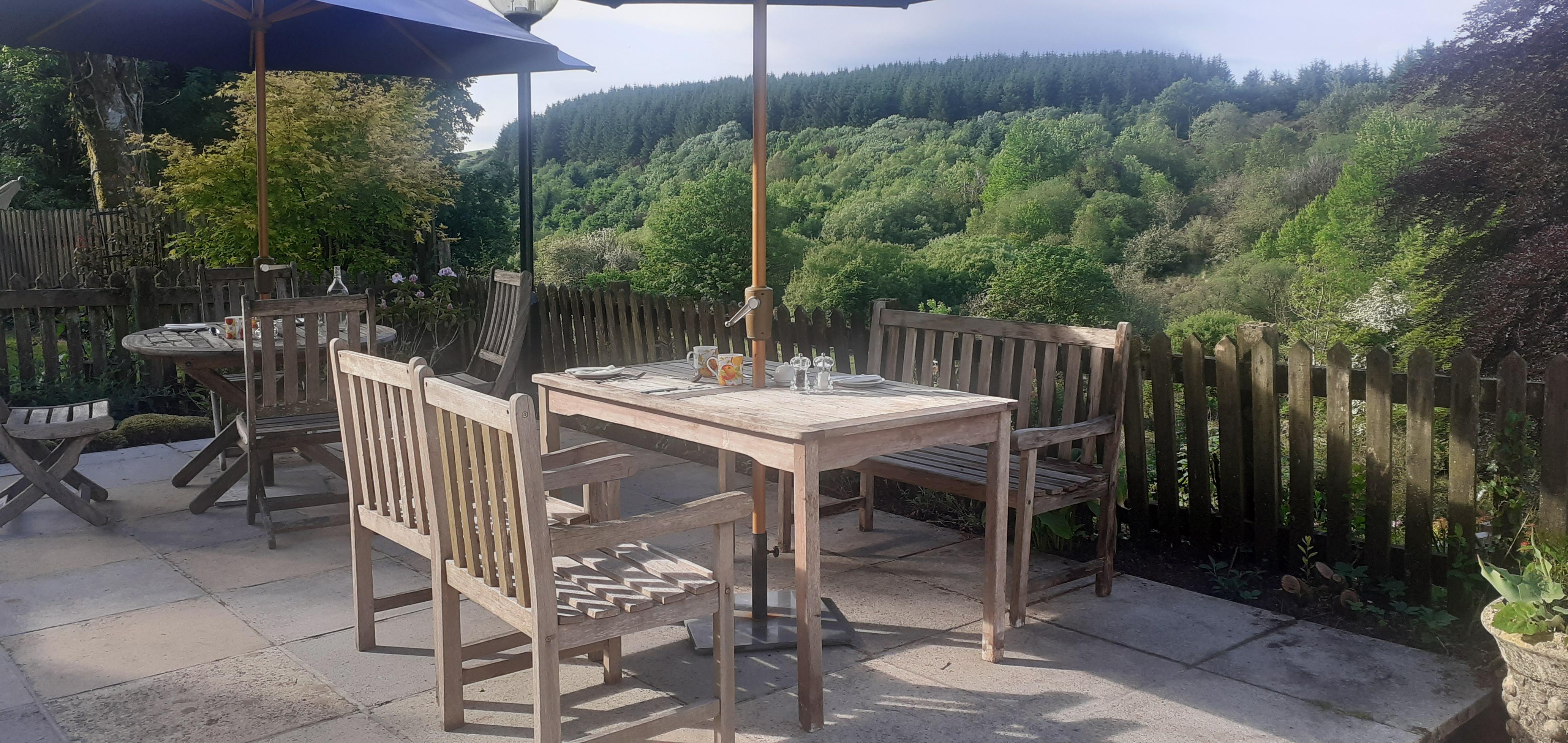 Outside dining area 