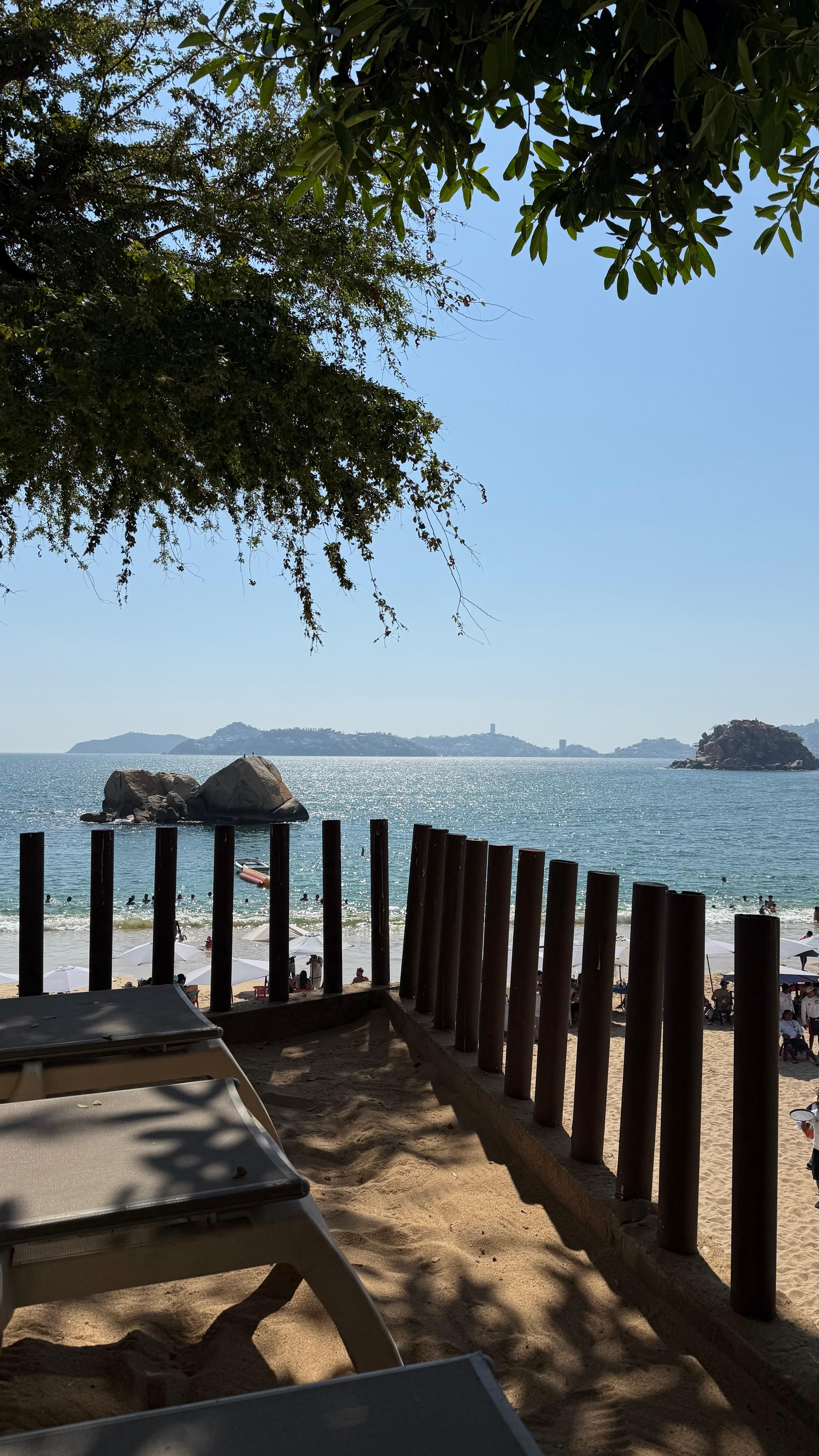 Vista desde el club de playa