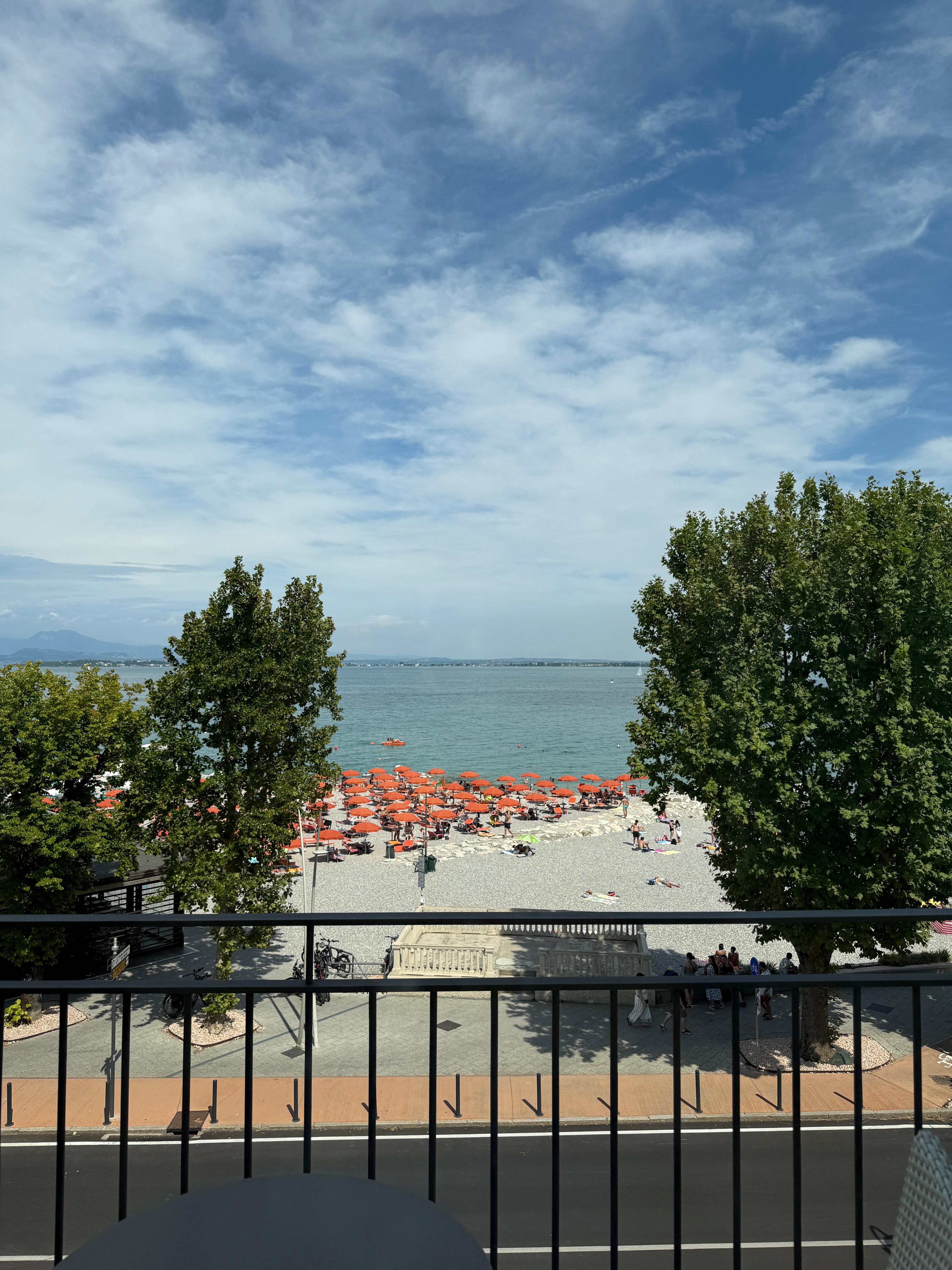 View from lake front room (4th floor)