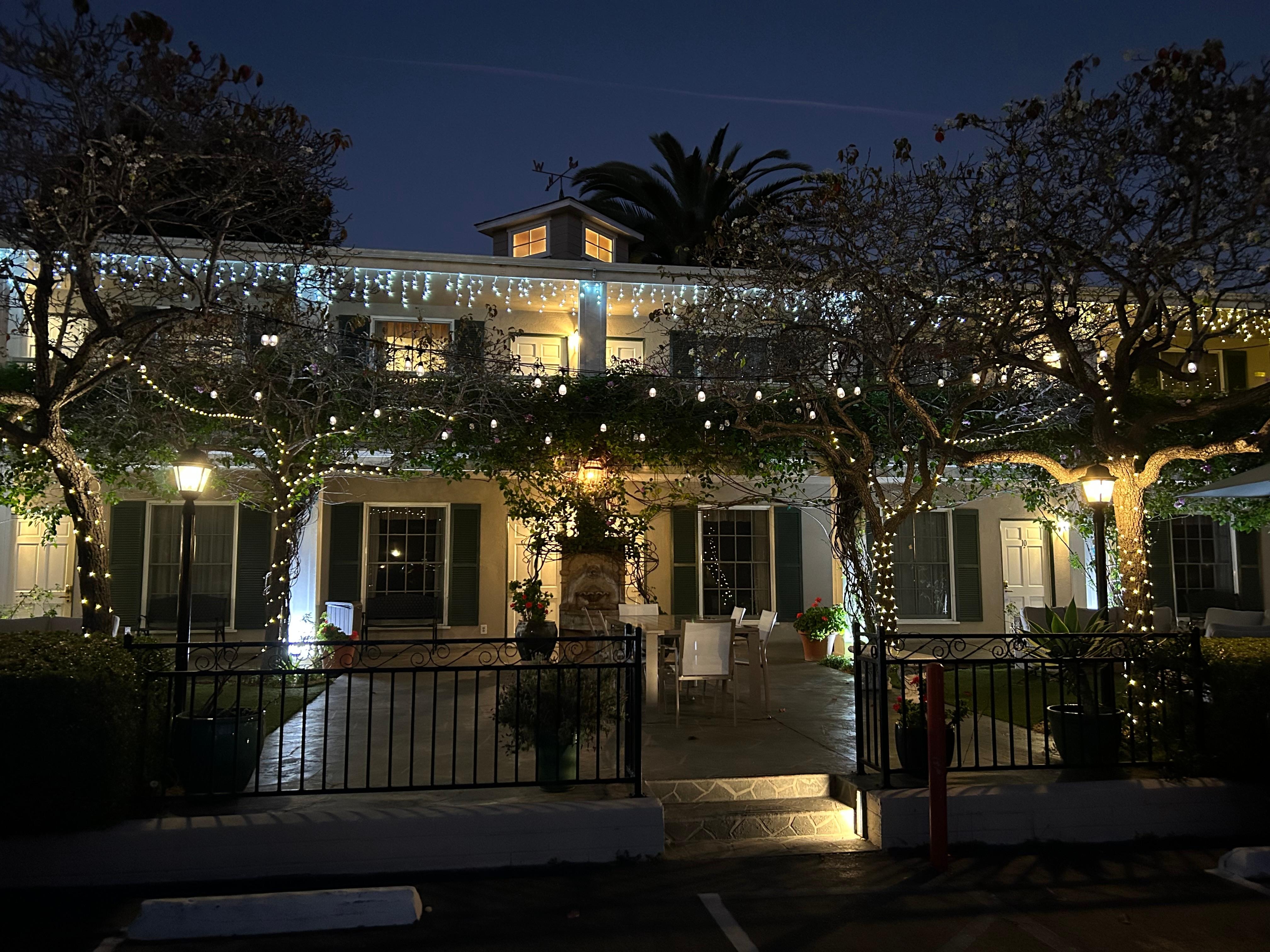 Exterior in December 