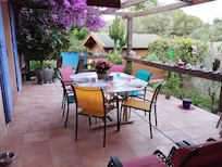Terrace next to the kitchen