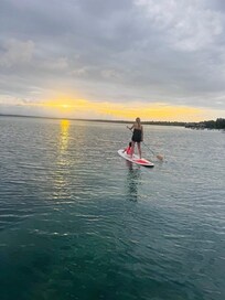 sunset SUB was a treat at the end of each day.