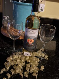 The hosts had left this in the fridge for us so we could celebrate my birthday. It was very sweet and thoughtful