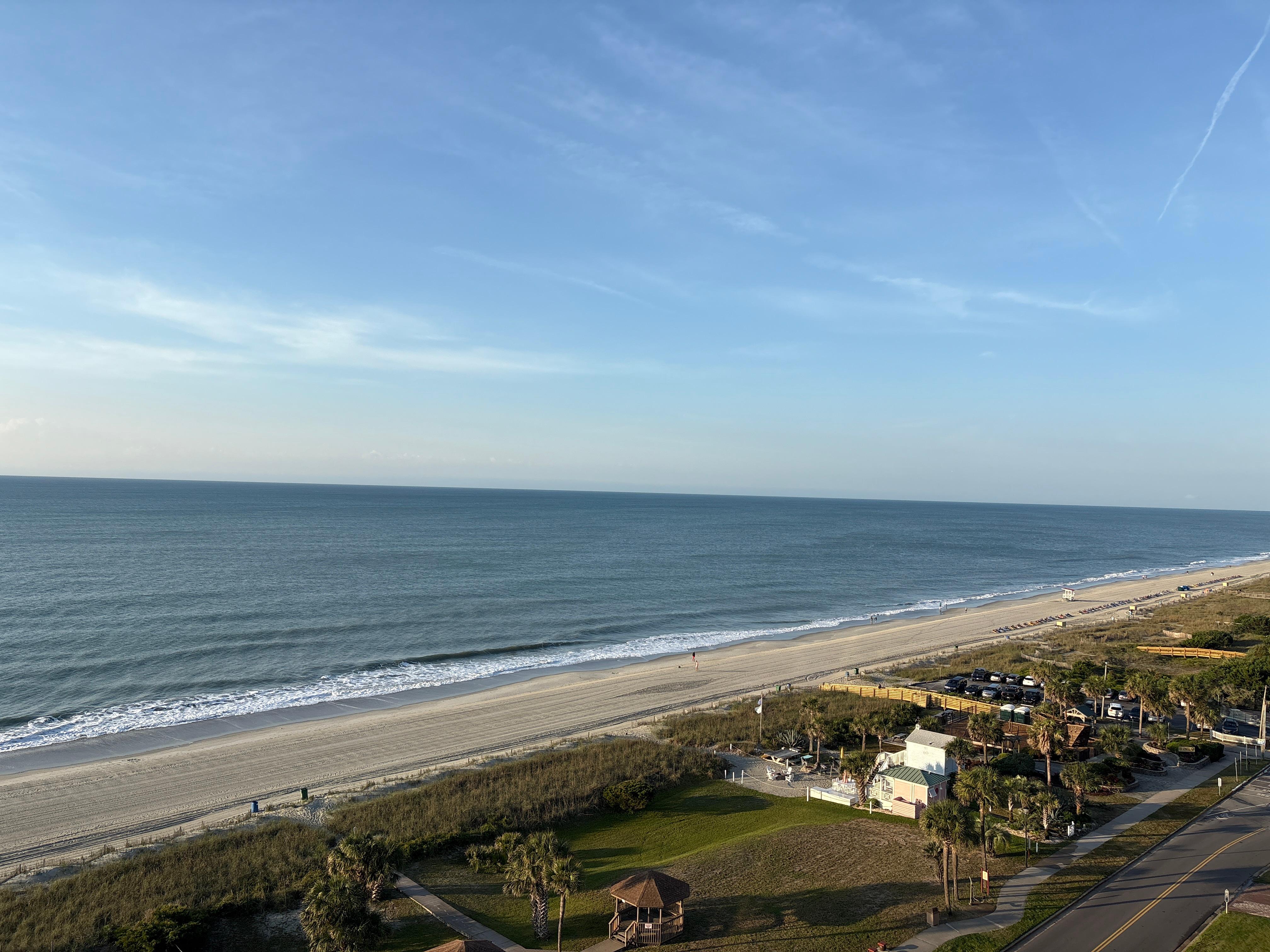 View from the balcony. 