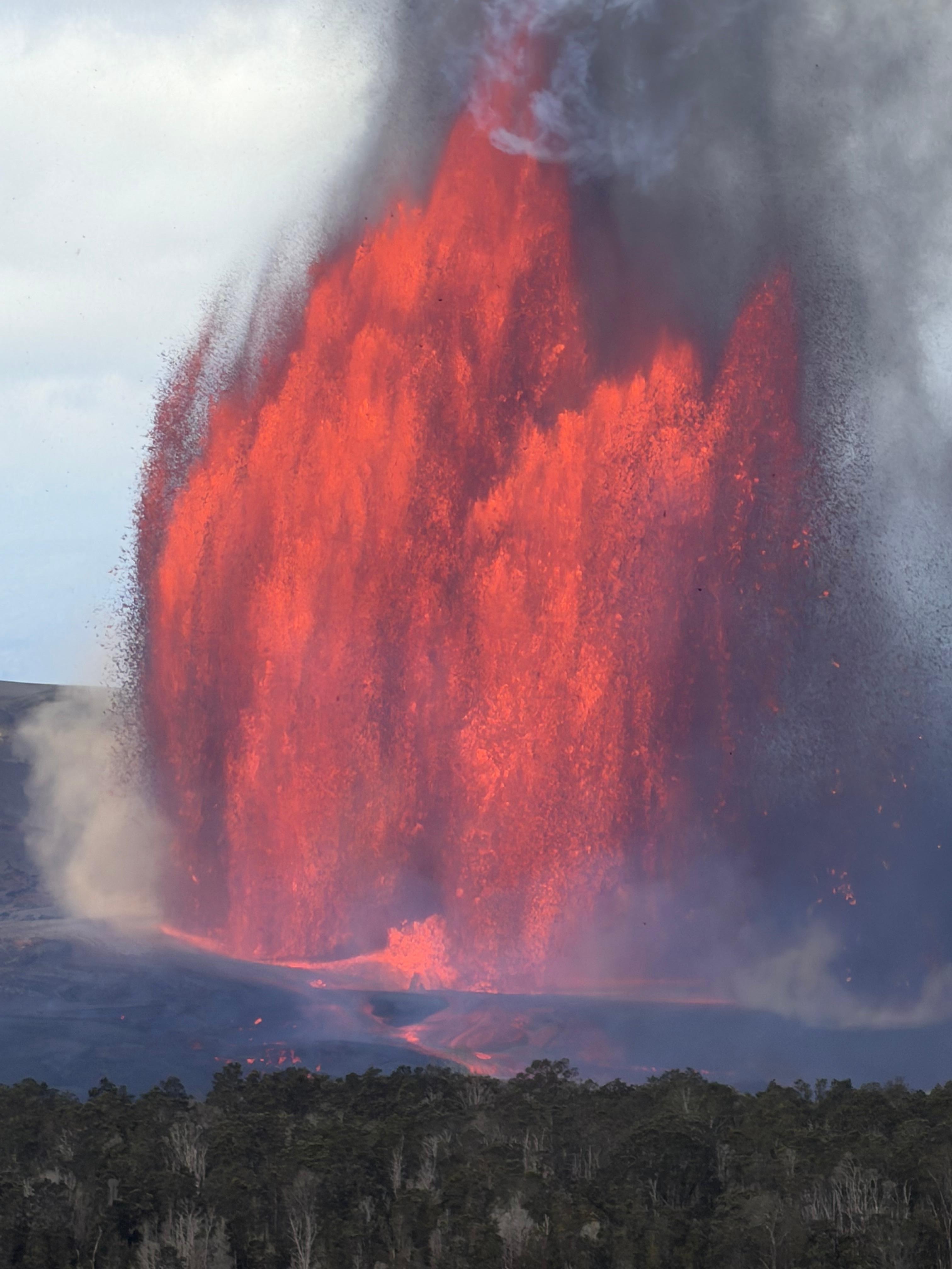From Kīlauea Iki Overlook...
