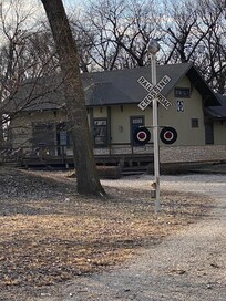 The large deck was a good place to drink coffee & listen to the birds. My husband grilled a delicious steak on Valentine’s Day.