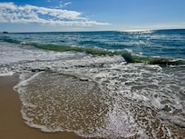 Beach in front of the condo