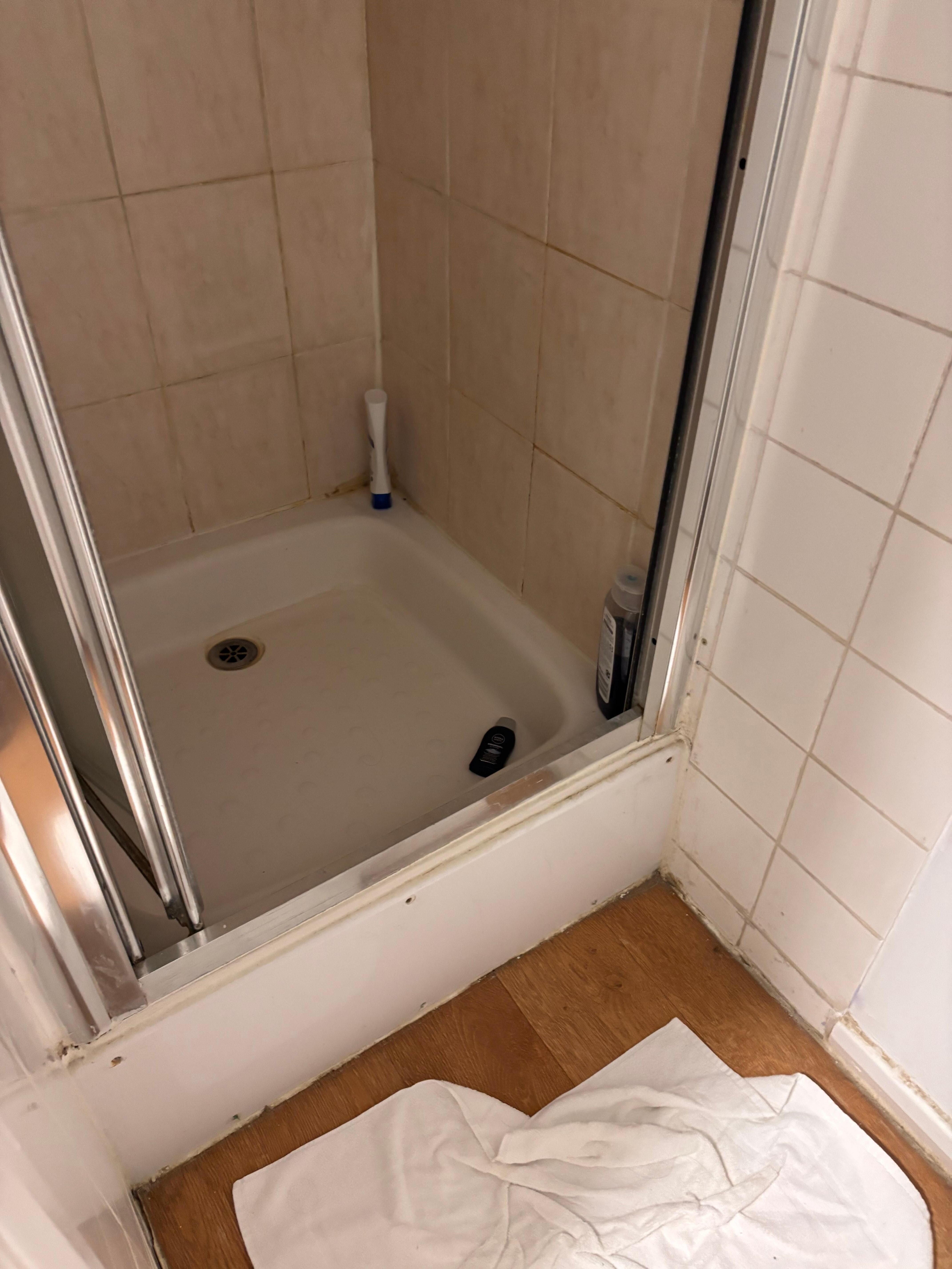 This is how we found the shower