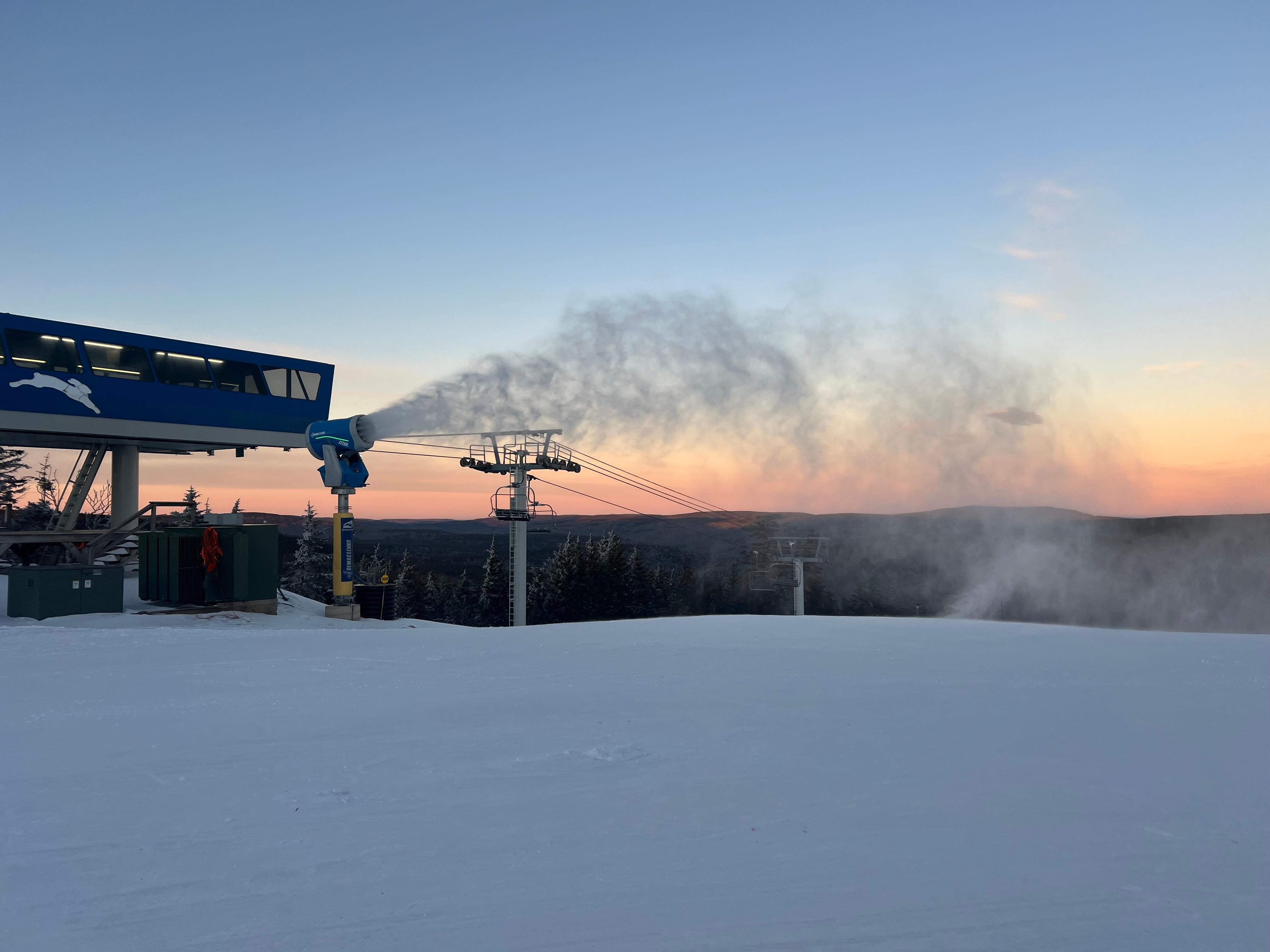 Views from the porch at sunset