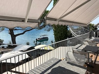 View from the dining terrace.