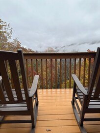 The view from the second floor wrap around porch.