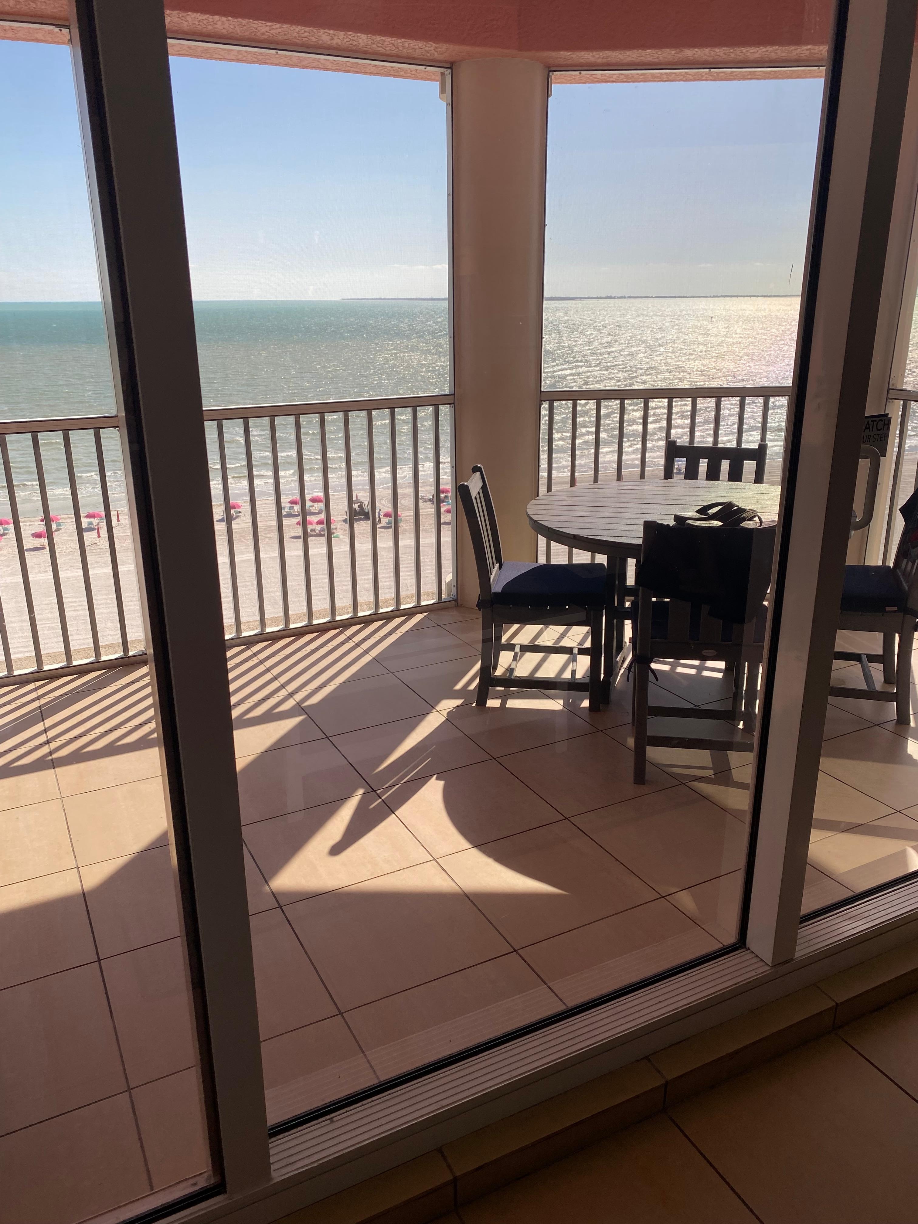 Large balcony