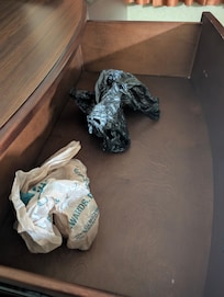 Old plastic bags