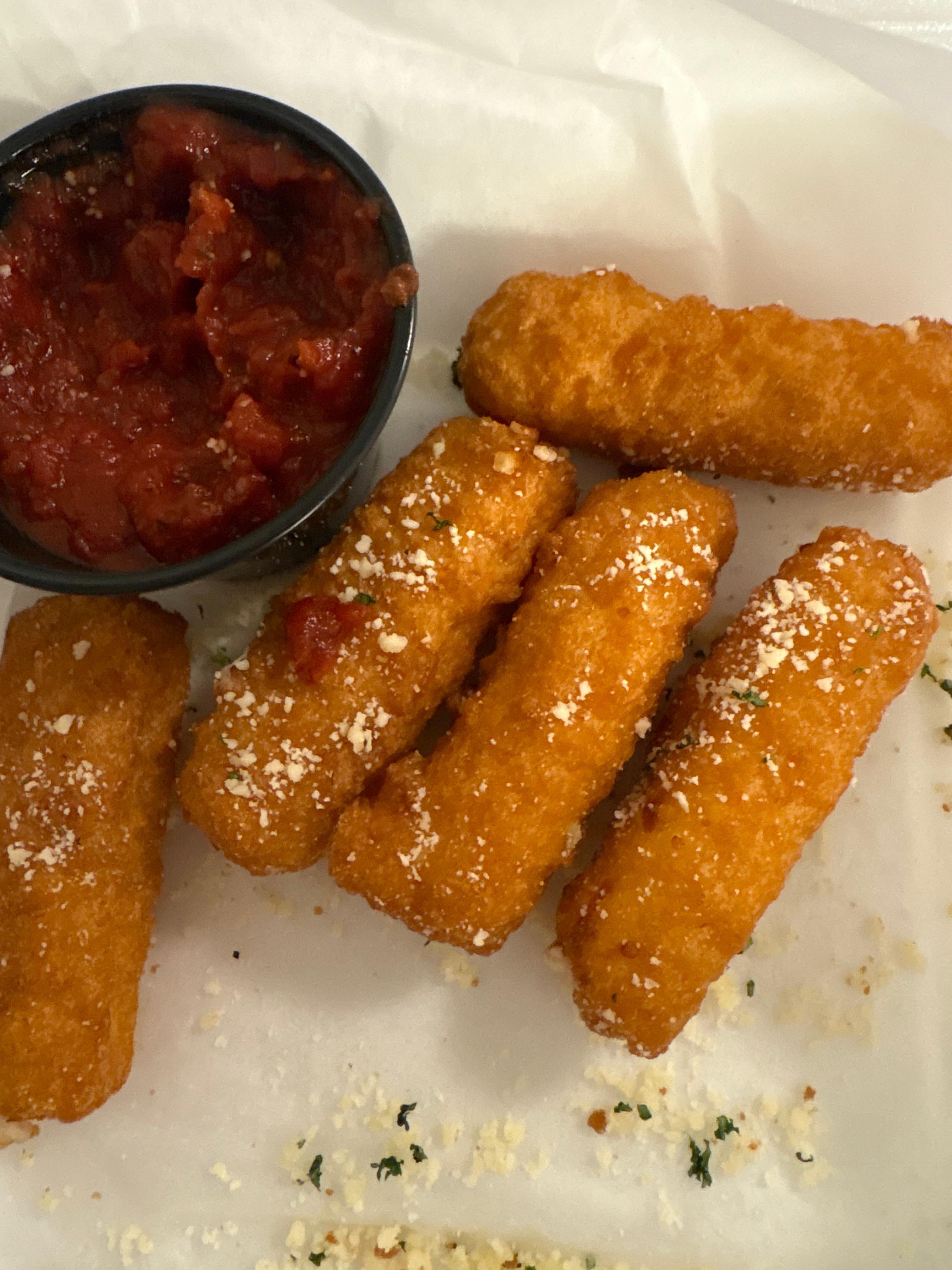 The restaurant at the hotel has high reviews but I ordered the mozzarella sticks and they made me very sick.