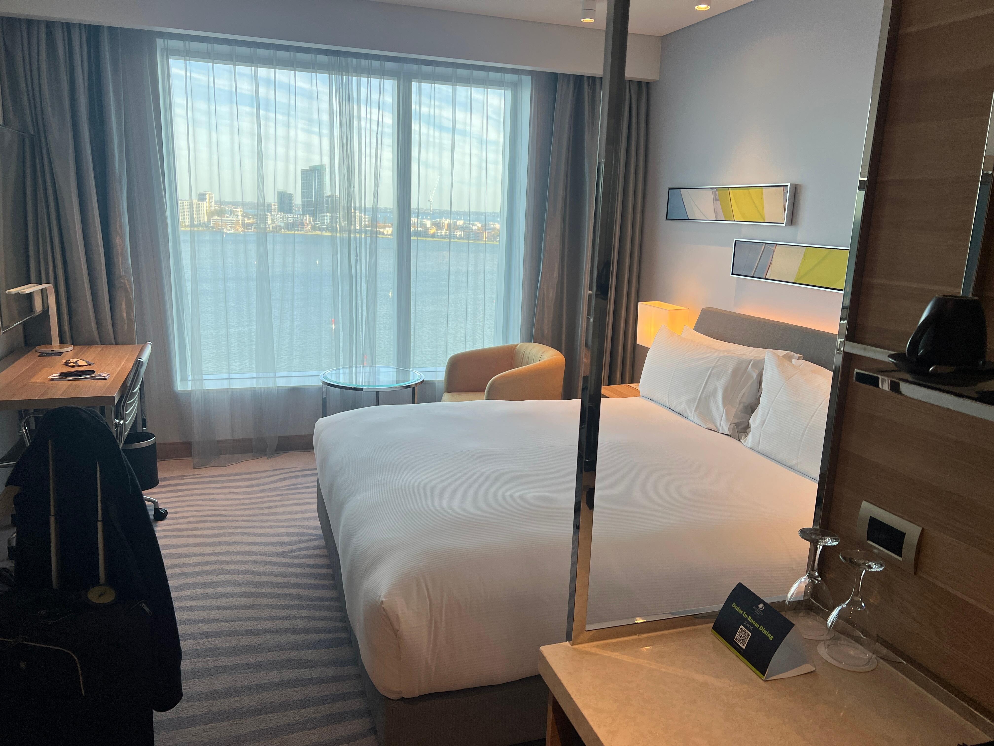 The room. The pano photo wouldn't load up here but it was lovely