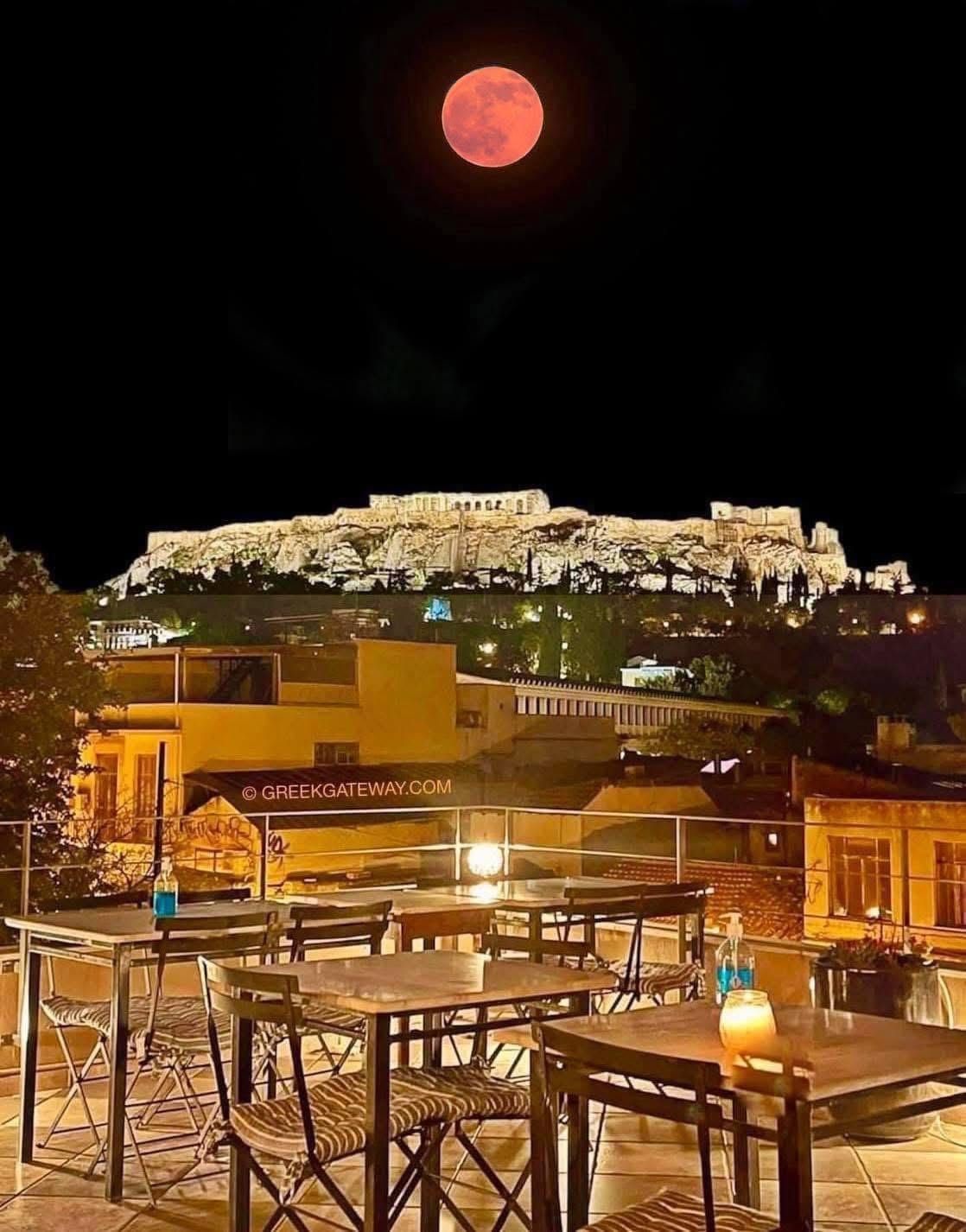 The Acropolis at night