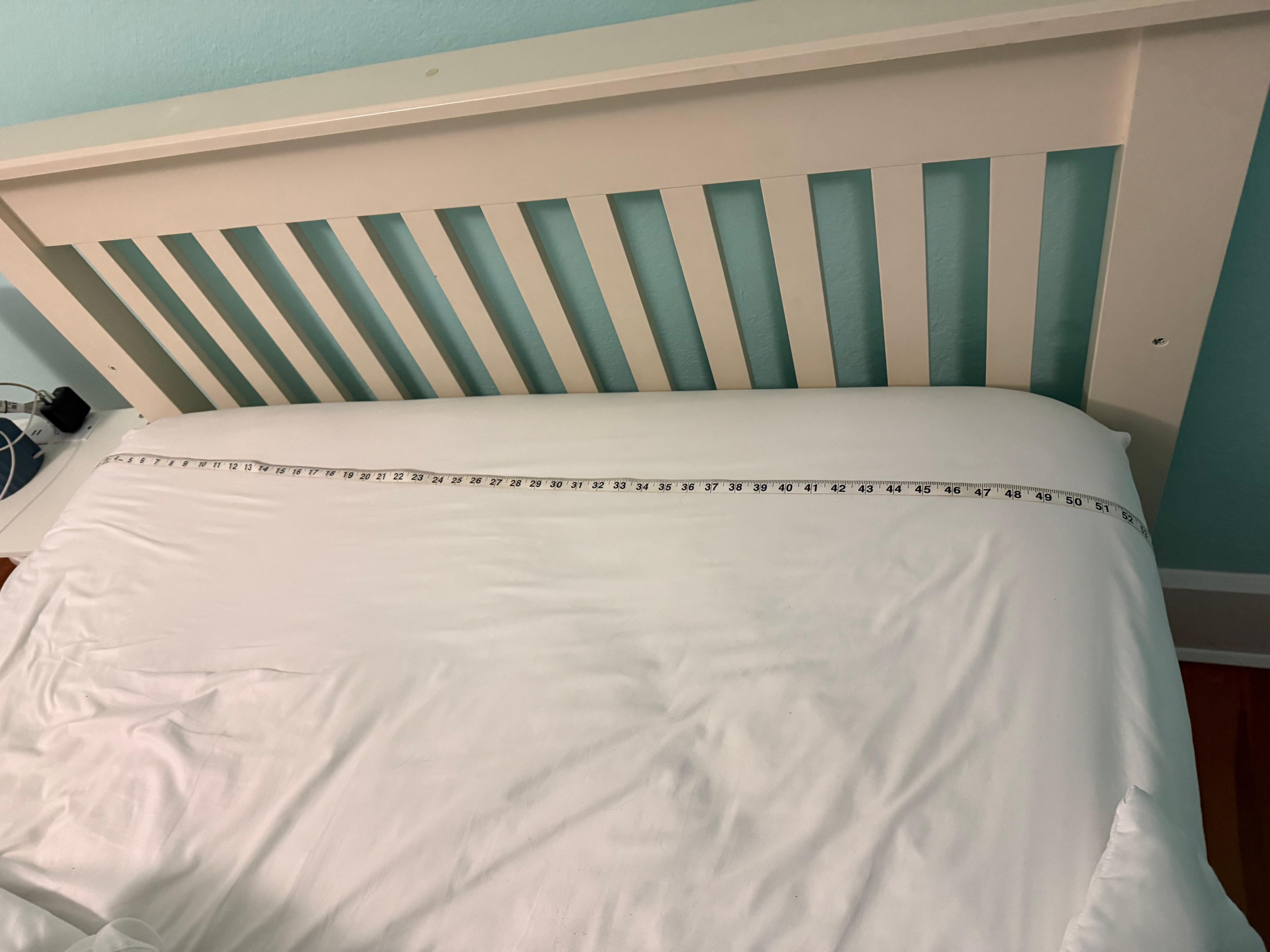 Full size bed not queen