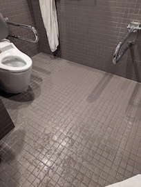 Floor all wet after shower