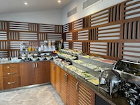 Buffet Breakfast at Nordstern hotel. There is also a station with Turkish Tea and a Coffee machine