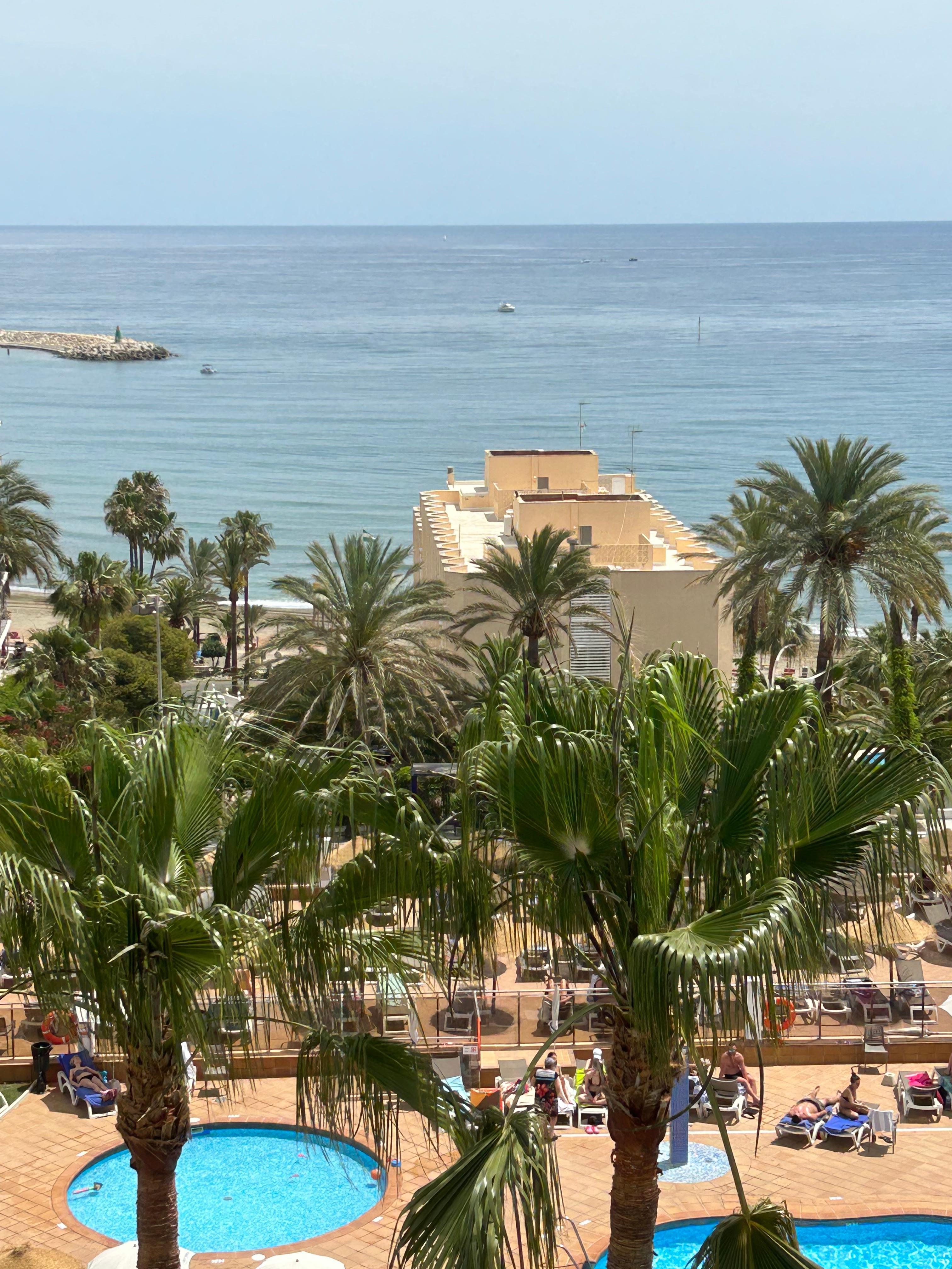 View from our balcony.
