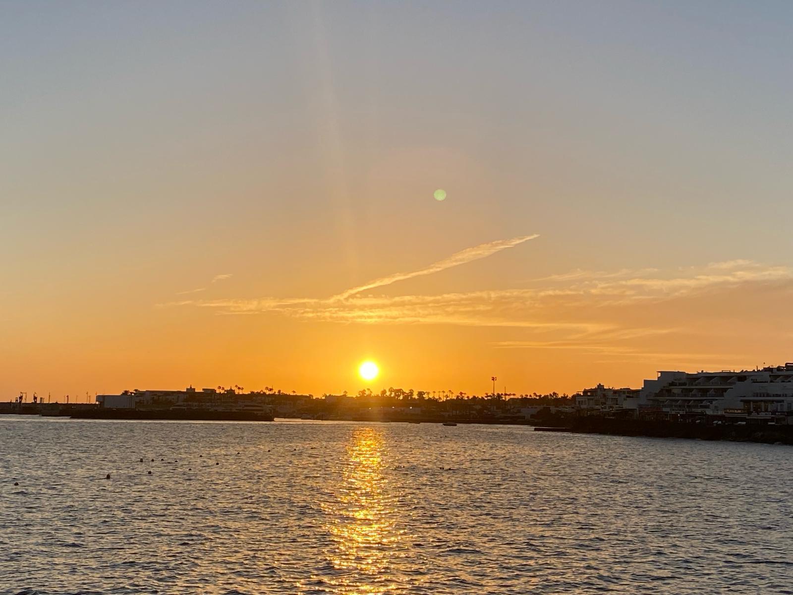 Sunset in Playa Blanca