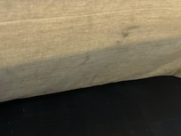 Dirty bed and blood.